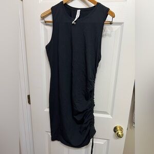 Lululemon adjustable size 10 black stretch mini dress
